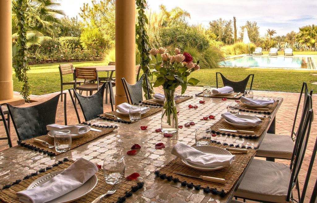 Villa De Luxe Avec Piscine Privee Et Golf 마라케시 외부 사진